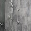 Evekare Concealed Flange Safety Grab Bathroom Hand Rail Pull Bar Handle 450mm SS Carousel 7