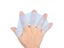 1Pair Hot Sale Unisex Frog Type Silicone Girdles Swimming Hand Fins Flippers Carousel 7