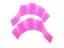 1Pair Hot Sale Unisex Frog Type Silicone Girdles Swimming Hand Fins Flippers Carousel 3