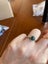 100% untreated green natural jadeite jade S925 silver ring Carousel 3