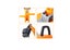 PTN 360 Red Excavator Digger Kids Riding Toys Ride-On Car Toy Truck Toddler Carousel 4