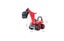 PTN 360 Red Excavator Digger Kids Riding Toys Ride-On Car Toy Truck Toddler Carousel 3