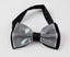 Mens Silver Two Tone Layered Bow Tie Carousel 2