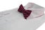 Mens Pink & Black Checkered Patterned Bow Tie Carousel 1