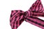 Mens Pink & Black Checkered Patterned Bow Tie Carousel 2