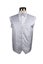 Mens Silver Paisley Patterned Vest Waistcoat & Matching Bow Tie Carousel 1