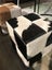 Cowhide ottoman Carousel 1