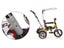 KIDS PRAM STROLLER TODDLER TRIKE WITH SUNROOF Carousel 5