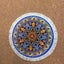 Round Persian Mini Woven Rug Mat Mousepad Retro Style Carousel 4