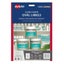 Avery Label L7127 Oval Glossy 9up 10 Sheets Carousel 1