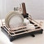 Kitchen Dish Drying Rack Drainer with Drip Tray Kitchen Cutlery Utensils Storage Carousel 3