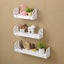 3Pcs Modern Wall Mounted Shelf Storage Rack Holder Home Office Bedroom Decor Set Carousel 4