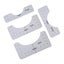 4Pcs T - Shirt Ruler Set Guide Vinyl Tee Rulers Sublimation Designs On T - shirt Carousel 1