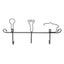 KC - WH09 Creative Wall Mount Metal Hook Bedroom Bathroom Hat Key Door Hanger Carousel 3