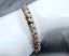 Natural Stone Bead Bracelet Bangle 14Kt Gold Plated Carousel 3