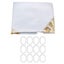 180x180cm Bath Waterproof Shell Starfish Beach Bathroom Shower Curtain Carousel 3