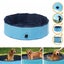 80x20cm Folding Paddling Pool PVC Pet Bathtub Dogs Cats Puppy Shower Swimming Po Carousel 1
