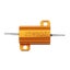 20pcs RX24 25W 8R 8RJ Metal Aluminum Case High Power Resistor Golden Metal Shell Carousel 3