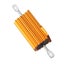 20pcs RX24 25W 8R 8RJ Metal Aluminum Case High Power Resistor Golden Metal Shell Carousel 6