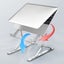 Laptop Cuter Stand Aluminium Laptop Rack Cooling Bracket Base Portable Foldab Carousel 4