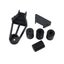 Black 3 High 1 Short Silicone Hotbed Leveling Column with Solid Bed Mount for CR Carousel 3
