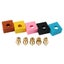 0 . 2 / 0 . 3 / 0 . 4 / 0 . 5 / 0 . 8mm MK9 Nozzle 5pcs Kit + Silicone Case for Carousel 3