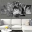 5 Panels HD Canvas Wolf Tiger Paintings Prints Home Room Unframed Picture Art Wa Carousel 3