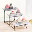 3 Tier Serving Stand Collapsible Sturdier Rack 3 Serving Platters Tier Serving T Carousel 3