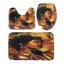 9 Optionals for African Girl Bathroom Shower Curtain Pedestal Rug Lid Toilet Cov Carousel 4