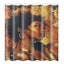 9 Optionals for African Girl Bathroom Shower Curtain Pedestal Rug Lid Toilet Cov Carousel 7