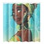9 Optionals for African Girl Bathroom Shower Curtain Pedestal Rug Lid Toilet Cov Carousel 8