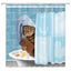 Cat Bathing Bathroom Shower Curtain Waterproof Fabric With 12 Hooks Carousel 1