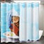Cat Bathing Bathroom Shower Curtain Waterproof Fabric With 12 Hooks Carousel 3