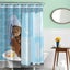 Cat Bathing Bathroom Shower Curtain Waterproof Fabric With 12 Hooks Carousel 4