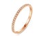 Rose Gold Plated CZ Diamonds Ring / S8 Carousel 1