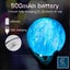 Large 3D USB LED Magical Moon Night Light Moonlight Table Desk Moon Lamp Carousel 6
