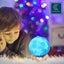 Large 3D USB LED Magical Moon Night Light Moonlight Table Desk Moon Lamp Carousel 9