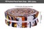 Soimoi 40Pcs Halloween Print Cotton Precut Fabrics For Quilting Craft Strips Carousel 4