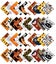 Soimoi 40Pcs Halloween Print Cotton Precut Fabrics For Quilting Craft Strips Carousel 8