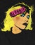 Blondie T Shirt Punk Logo new Official Womens Skinny Fit Black Carousel 3