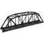 ATLAS #2070 HO Scale NC55 THROUGH TRUSS BRIDGE KIT - BLACK/ SILVER Carousel 1