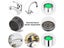 5pcs Water Saving Faucet Aerator Tap Device Diffuser Nozzle Filter Adapter Carousel 6