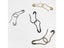 100pcs Colorful Pin Safety Pins Metal Clips Marker Tag Gourd Pins Safe Craft Carousel 7