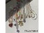 HUANZHI Vintage Sweet Choker Weave Pearls Choker Red Heart Colorful Beaded Carousel 2