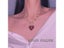 HUANZHI Vintage Sweet Choker Weave Pearls Choker Red Heart Colorful Beaded Carousel 3