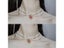HUANZHI Vintage Sweet Choker Weave Pearls Choker Red Heart Colorful Beaded Carousel 6