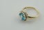 Natural Blue Topaz & Diamond Engagement Ring 9ct Carousel 6