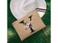 Simple Linen Wristlet Clutch Bag For Bachelorette Party Beach Travel Carousel 1