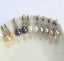 925 Sterling Silver Pearl and Crystal Earrings "Ginara" (Grey) Carousel 6