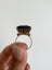 Vintage 18K Gold Emerald Step Cut Smokey Topaz Wire Basket Cocktail Ring Carousel 16